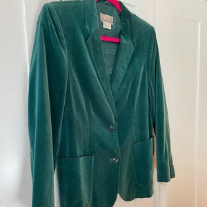 Emerald Velvet Jacket